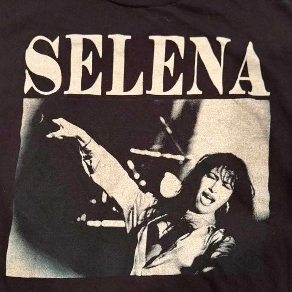 Selena Quintanilla Official Merchandise Graphic Tee Black XL RN 86947